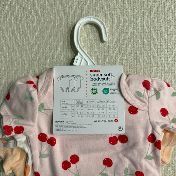 NWT Huggies Onesie Set 6 Months - Picture 4 of 4